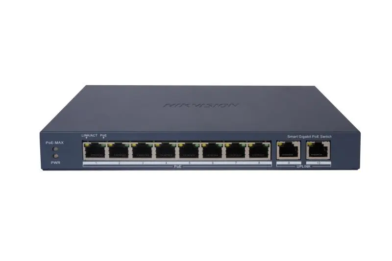 HIKVISION SWITCH 8 PORT GB POE-DS-3E1510P-EI